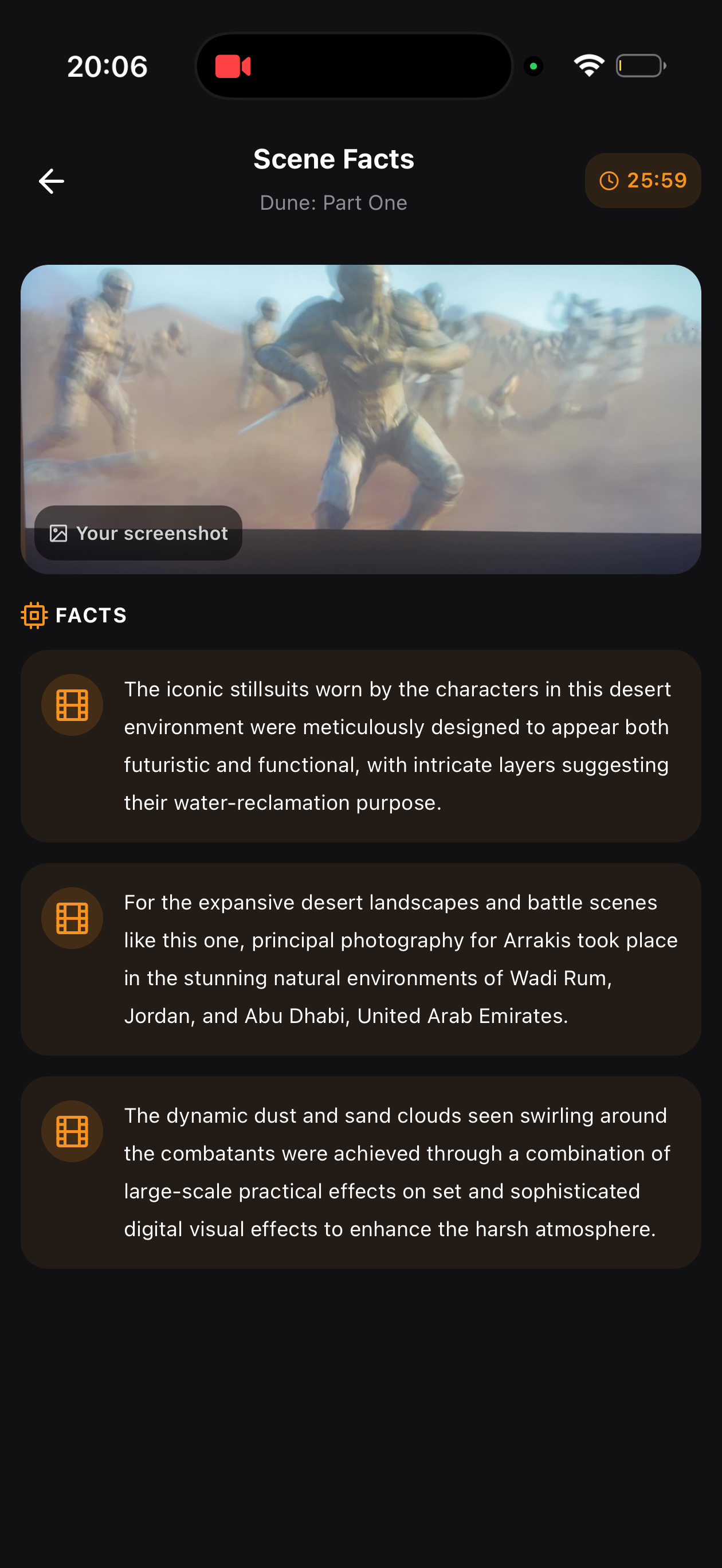 Scene Facts